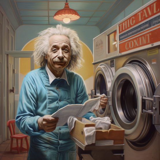 Einstein and Laundromat